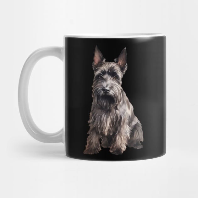 Scottish Terrier by DavidBriotArt